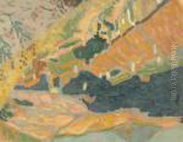 Paysage Oil Painting by Andre Derain