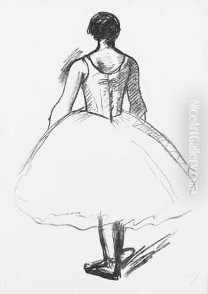 Danseuse De Dos Oil Painting by Andre Derain