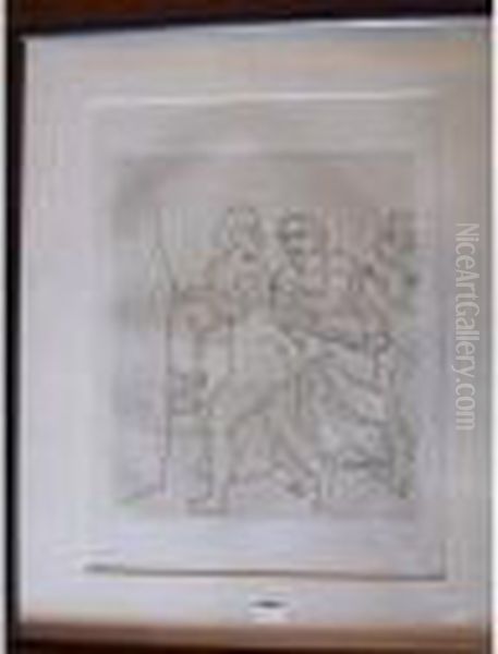 Sans Titre Bois Grave Oil Painting by Andre Derain