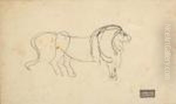 Le Lion. Oil Painting by Andre Derain