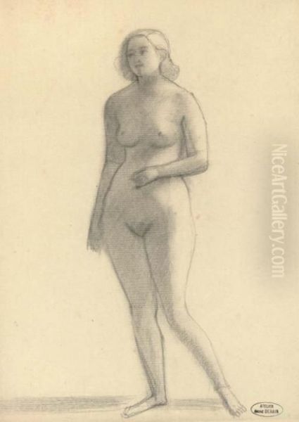Femme Debout Oil Painting by Andre Derain