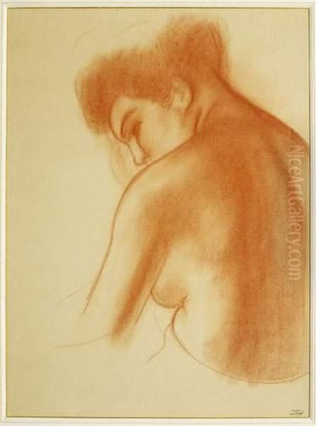 Modele En Buste De Profil Oil Painting by Andre Derain