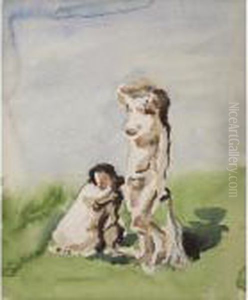 Deux Femmes Oil Painting by Andre Derain
