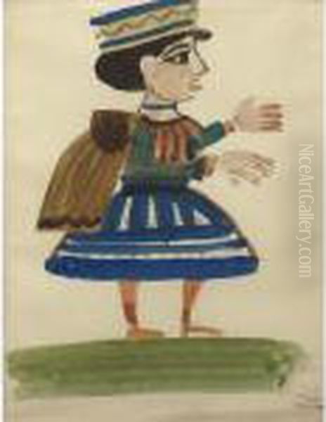 La Femme Oil Painting by Andre Derain