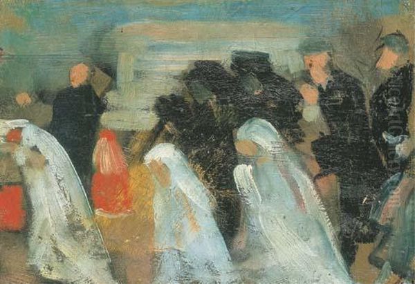 La Communion Oil Painting by Andre Derain