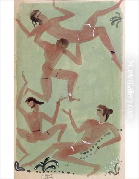 La Danse Oil Painting by Andre Derain