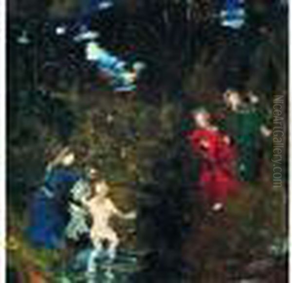 Les Baigneuses Oil Painting by Andre Derain