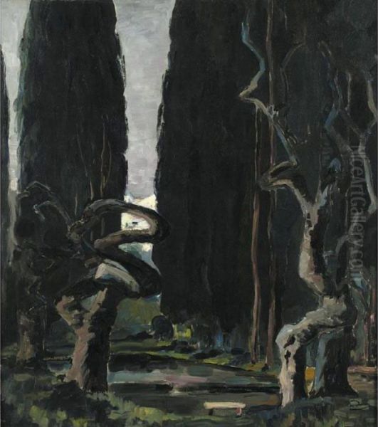 Piece D'eau A Carrieres-sur-seine Oil Painting by Andre Derain
