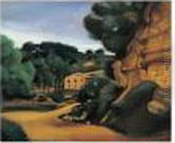 Paysage De Provence Oil Painting by Andre Derain