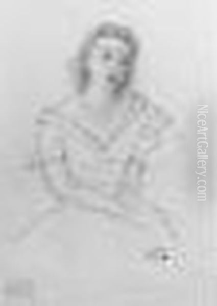 Portrait De Jeune Fille Oil Painting by Andre Derain