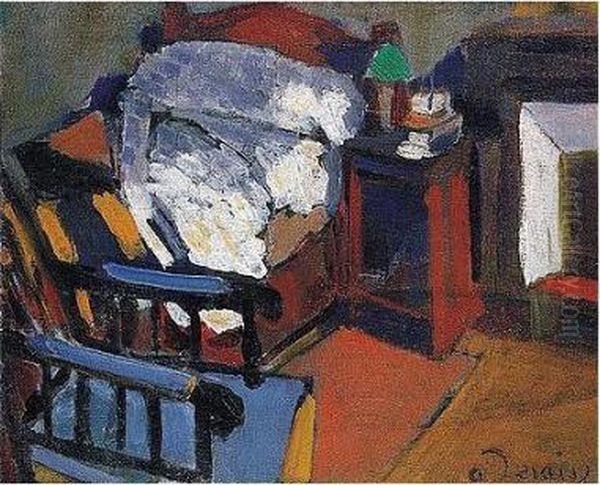 Scene D'interieur Oil Painting by Andre Derain