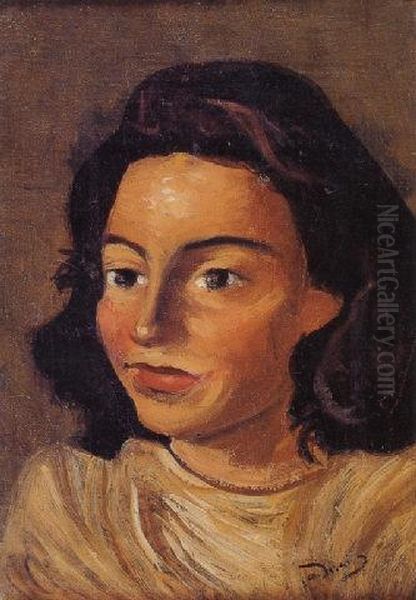 Femme Oil Painting by Andre Derain