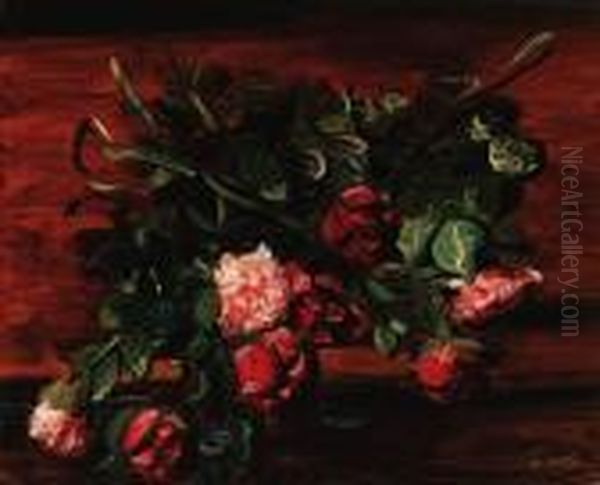 Roses Et Oeuillets Oil Painting by Andre Derain