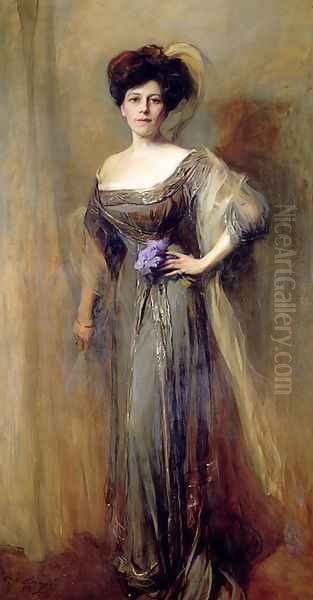 Condesa Meyendorff Oil Painting by Philip Alexius De Laszlo