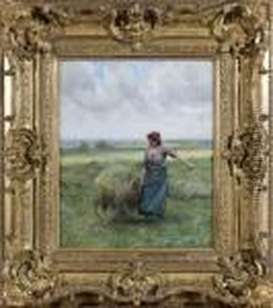 La Fenaison Oil Painting by Julien Dupre