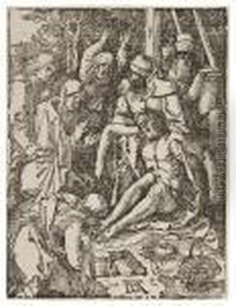 The Lamentation (from The Small Passion) Oil Painting by Albrecht Durer