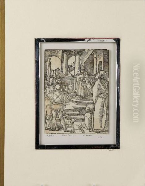 Christ Before Pilate Oil Painting by Albrecht Durer