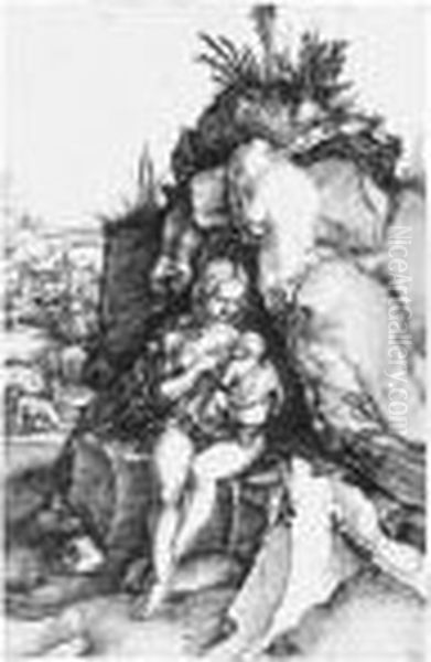 The Penance Of Saint John Chrysostom Oil Painting by Albrecht Durer