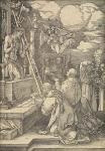 The Mass Of St. Gregory Oil Painting by Albrecht Durer