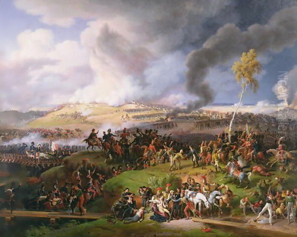 Battle of Moscow Oil Painting by Louis Lejeune