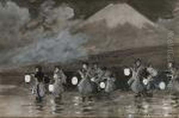 Sayonara Oil Painting by Sir Alfred East