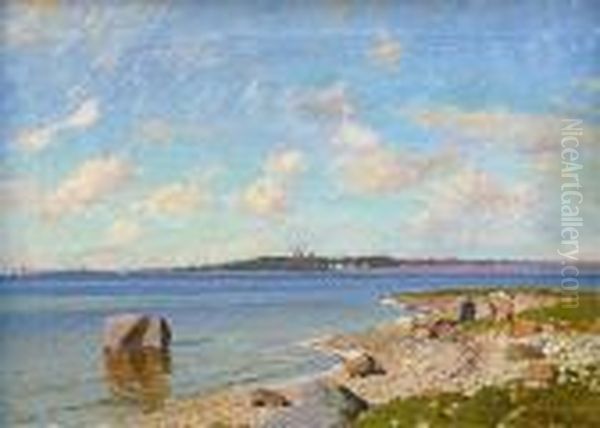 Bord De Mer Oil Painting by Andrei Afanas Evich Egorov