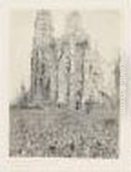 La Cathedrale Oil Painting by James Ensor