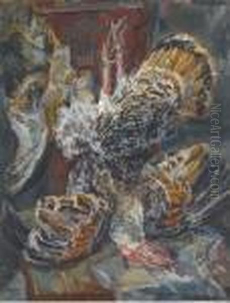 Le Dindon Oil Painting by Henri Epstein