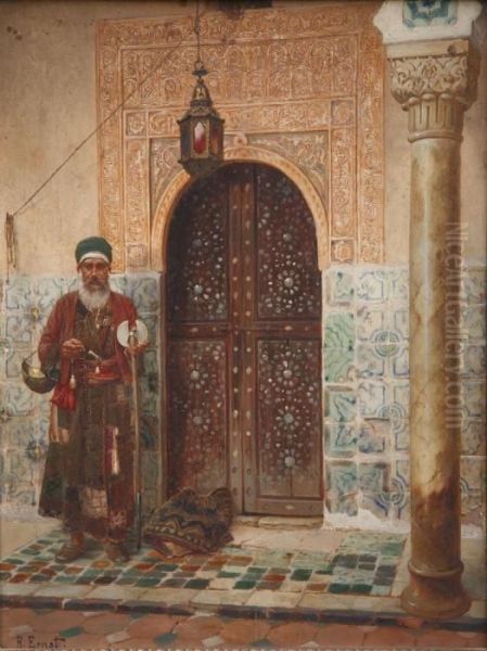 Le Marchand Ambulant Oil Painting by Rudolph Ernst