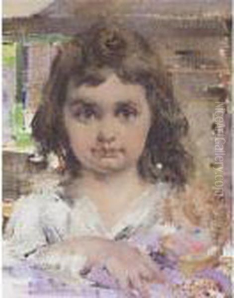The Baby Doll Oil Painting by Nicolai Ivanovich Fechin