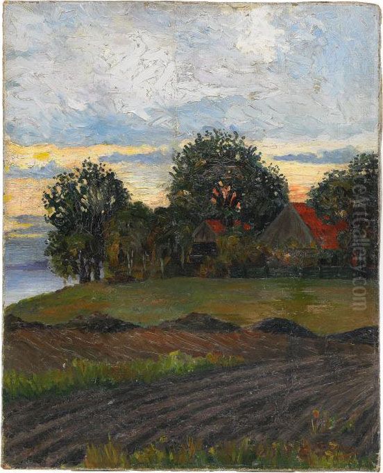 Landscape Oil Painting by Nicolai Ivanovich Fechin