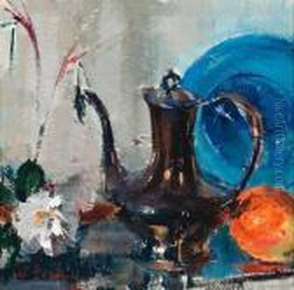 Title: Still Life Oil Painting by Nicolai Ivanovich Fechin