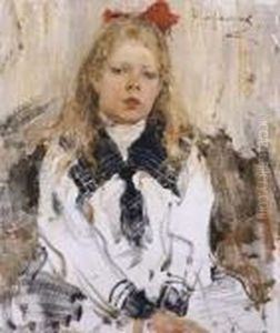 Girl With Red Bow