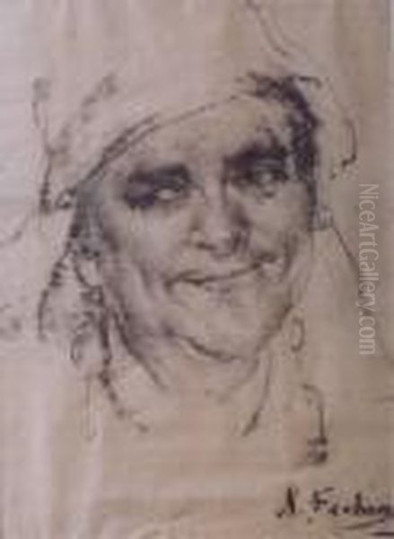 Fechin Oil Painting by Nicolai Ivanovich Fechin
