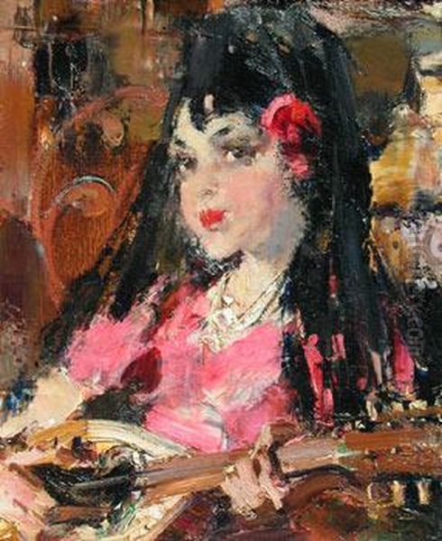 Fechin Oil Painting by Nicolai Ivanovich Fechin