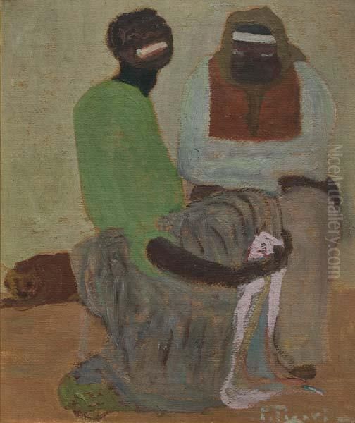 Apunte Oil Painting by Pedro Figari