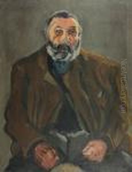 Zebrak Oil Painting by Emil Filla