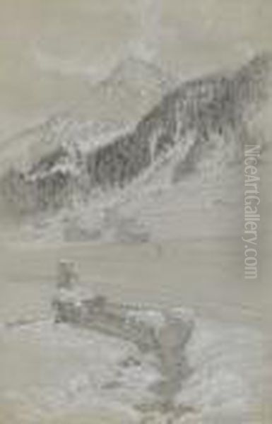 Adelboden Oil Painting by Waldemar Fink