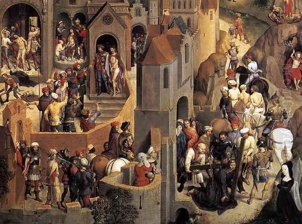 Scenes from the Passion of Christ (detail-5) 1470-71 Oil Painting by Hans Memling