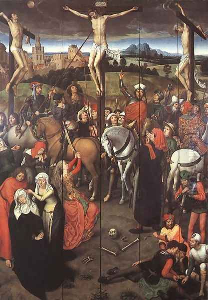 Passion (Greverade) Altarpiece (central panel) 1491 Oil Painting by Hans Memling