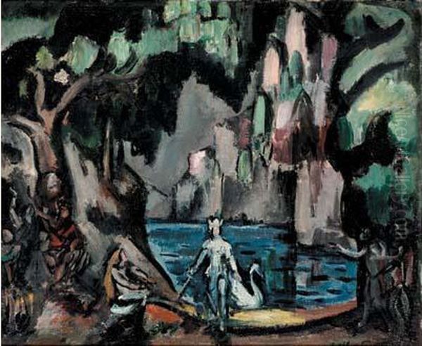Le Decor De Lohengrin Oil Painting by Emile-Othon Friesz