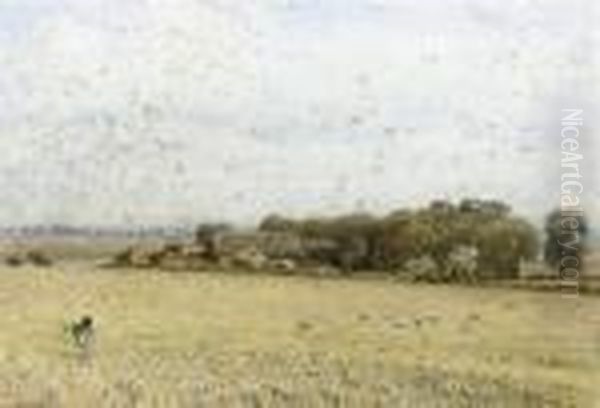 The Scarecrow Oil Painting by George Arthur Fripp