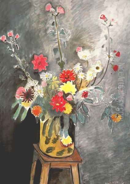 Bouquet of mixed flowers Oil Painting by Henri Matisse