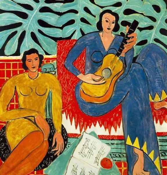 La musique Oil Painting by Henri Matisse