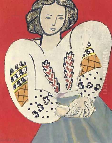 La Blouse Romaine Oil Painting by Henri Matisse
