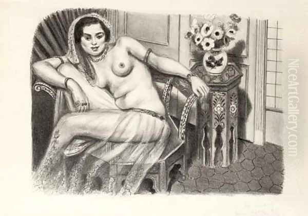 Hindoue a la Jupe de Tulle Oil Painting by Henri Matisse