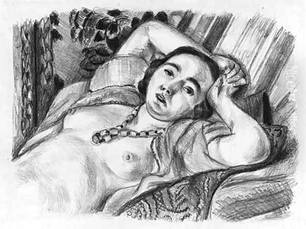 Odalisque au collier Oil Painting by Henri Matisse