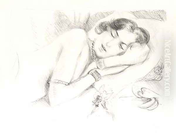 Figure endormie aux Babouches Oil Painting by Henri Matisse