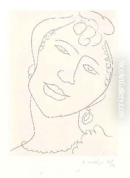 Martiniquaise Oil Painting by Henri Matisse