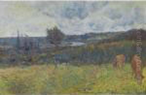 Vue Generale De Rouen Oil Painting by Paul Gauguin